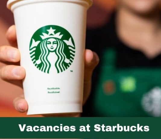 Vacancies at Starbucks