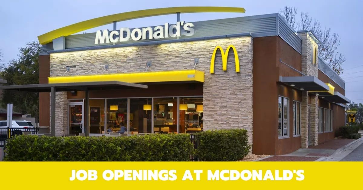 Job openings at McDonald's